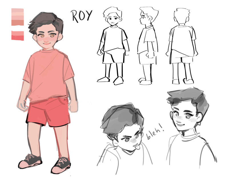 character design "roy"