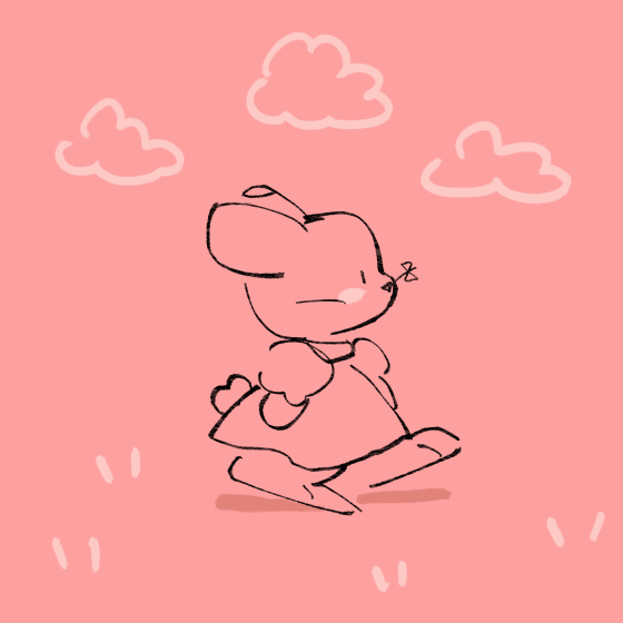 sock walk cycle
